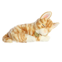 SLEEPY ORANGE TABBY CAT - 10"