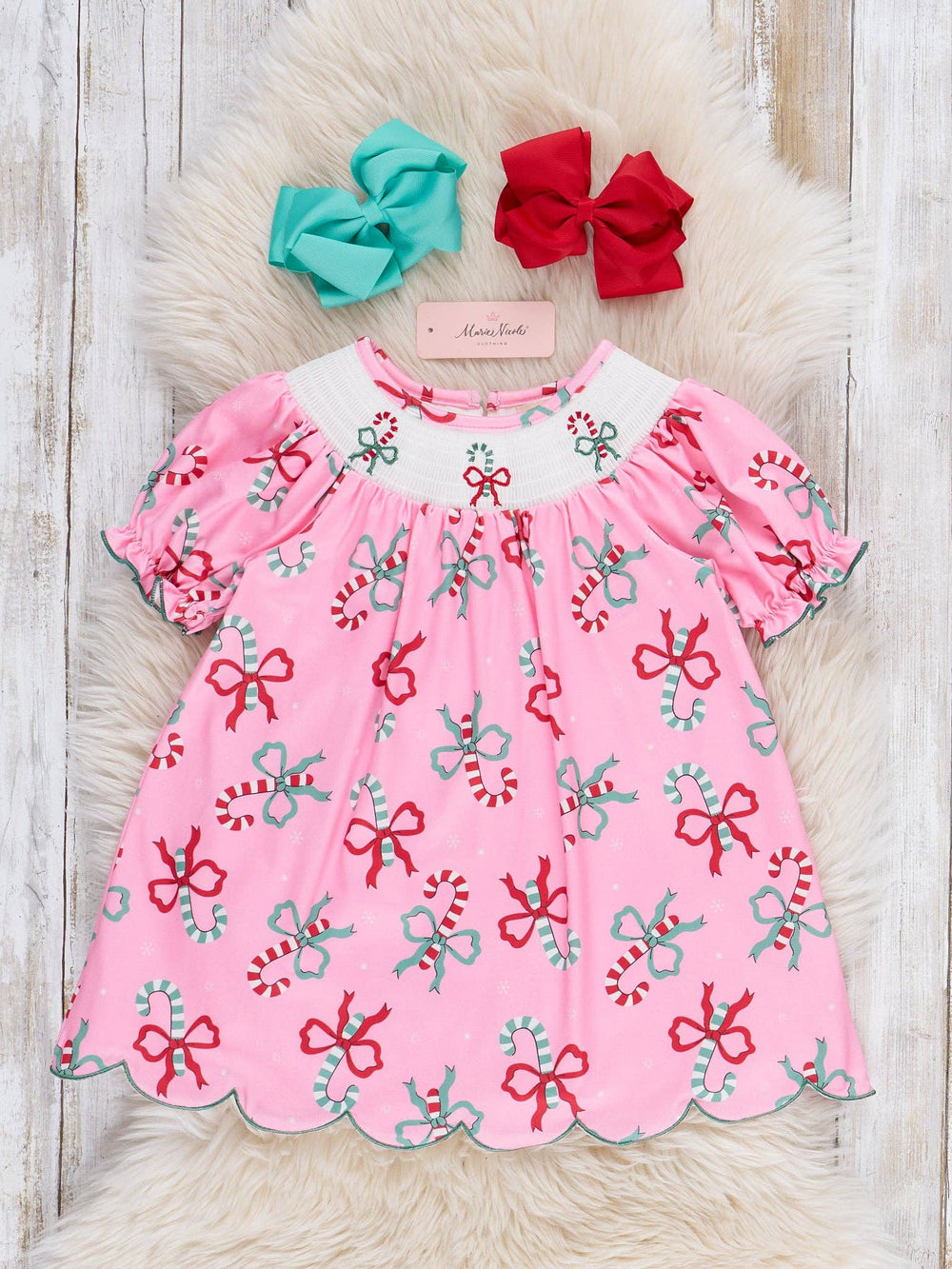 Christmas Sweet Tooth Smocked Dress