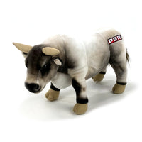 14" PBR® Plush Bull Gray