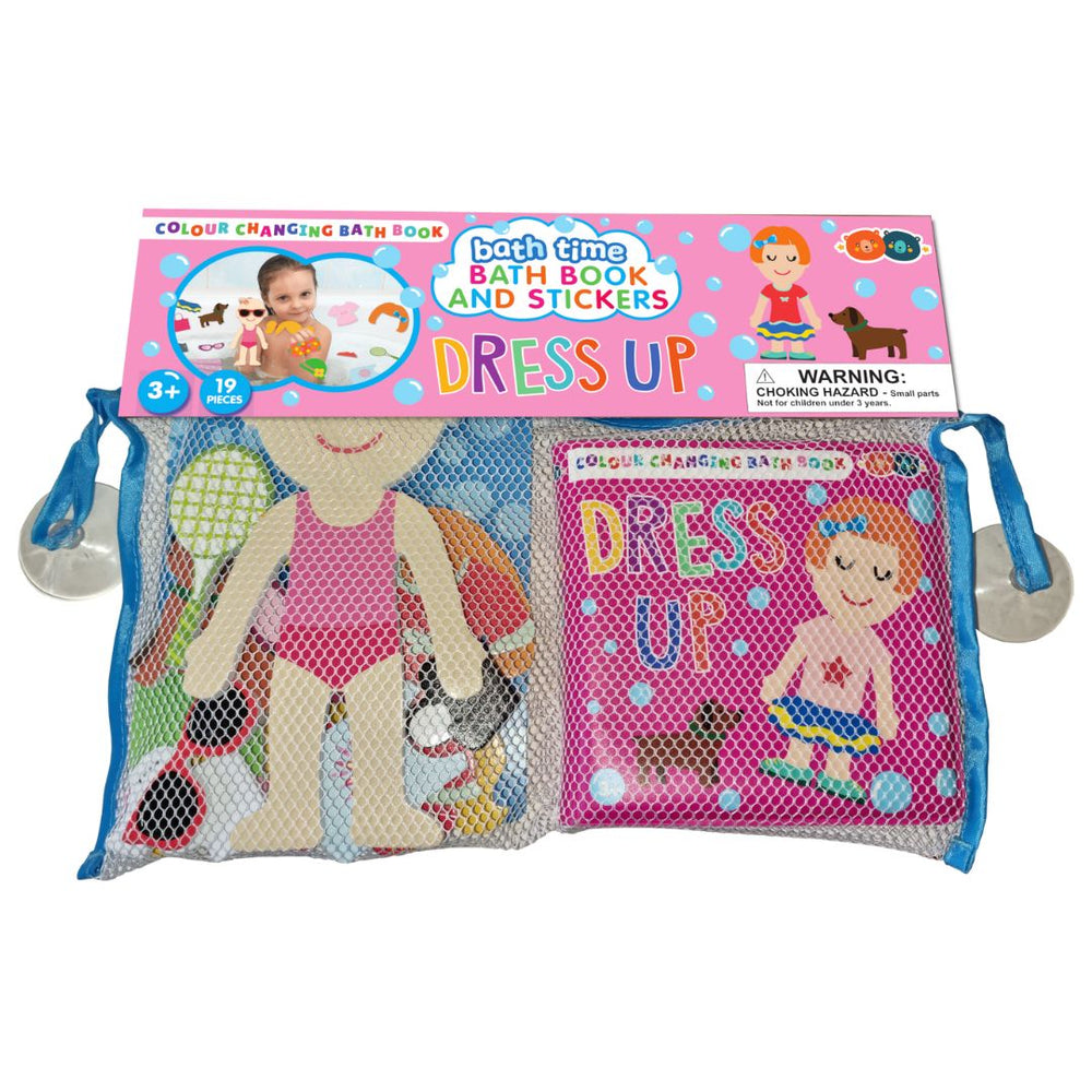 Dress Up Bath Book and Stickers