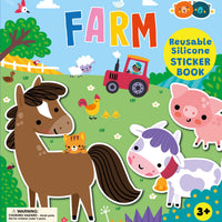 Farm Reusable Silicone Sticker Book