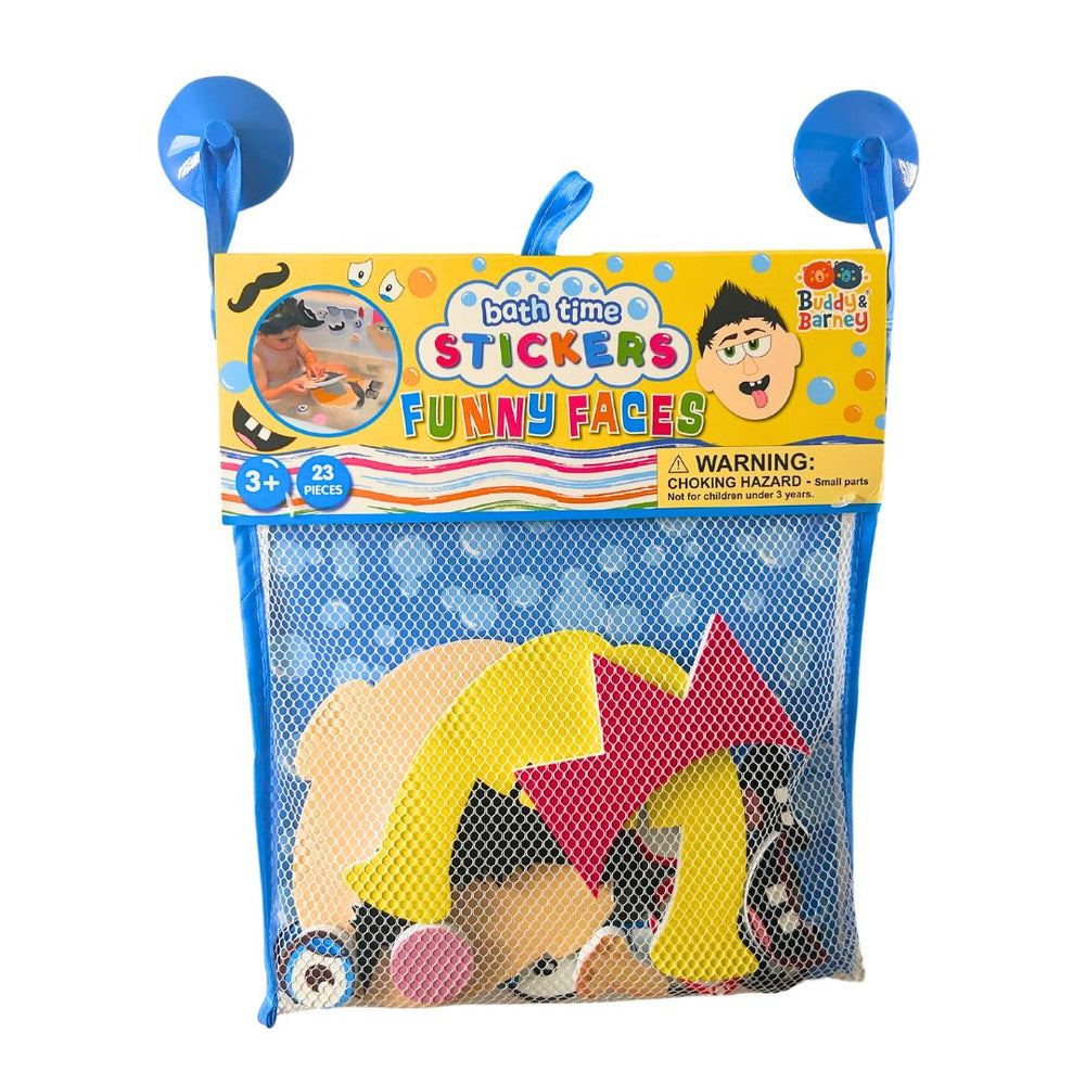 Funny Faces Bath Time Bath Book and Stickers