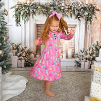 Nadia Nutcrackers TUTU DRESS Xmas Bamboo Toddler Clothing
