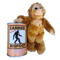 Canned Bigfoot | Stuffed Animal Plush | Funny Jokes Big Foot
