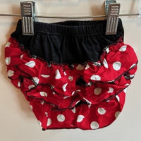 RED POLKA DOT DIAPER COVER