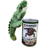 Rex the Canned Alligator | Stuffed Animal Plush w/Jokes
