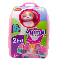 LITTLE MOPPET BACKPACK PLAY SET WITH ANIMALS
