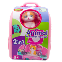 LITTLE MOPPET BACKPACK PLAY SET WITH ANIMALS