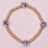 AMETHYST LOVE BRACELET