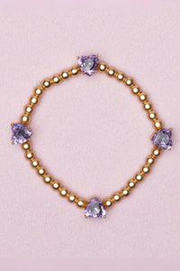 AMETHYST LOVE BRACELET