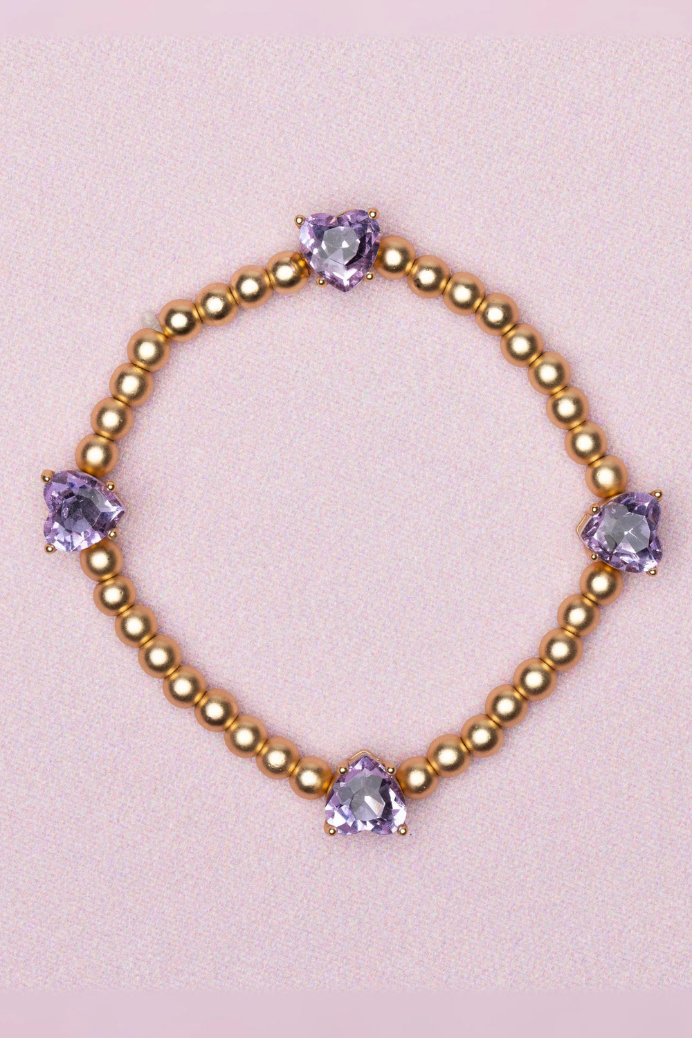 AMETHYST LOVE BRACELET