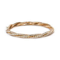 DIAMANTE TWIST BRACELET