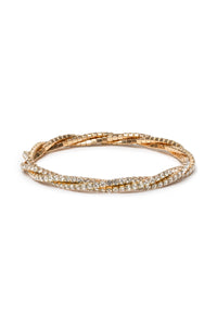 DIAMANTE TWIST BRACELET