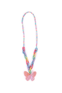 KALEIDSCOPE BUTTERFLY NECKLACE