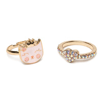 KITTY RING SET - 2 PC