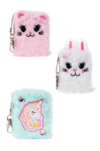 MINI FURRY FRIEND KEYCHAIN JOURNAL