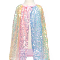 OMBRE SEQUINS CAPE