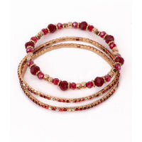 RUBY RED BRACELET SET