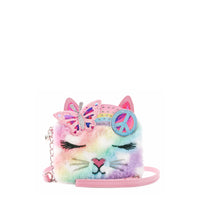 Miss Bella Kitty Cat Plush Ombre Crossbody Bag