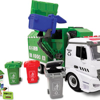 Crazy Truck Green Garbage Recycling Truck