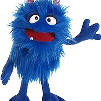 Living Puppets - Mack The 14-Inch Blue Friendly Monster, Plush Hand Puppet