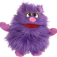 Mugs The 12-Inch Purple Friendly Monster, Plush Hand Puppet