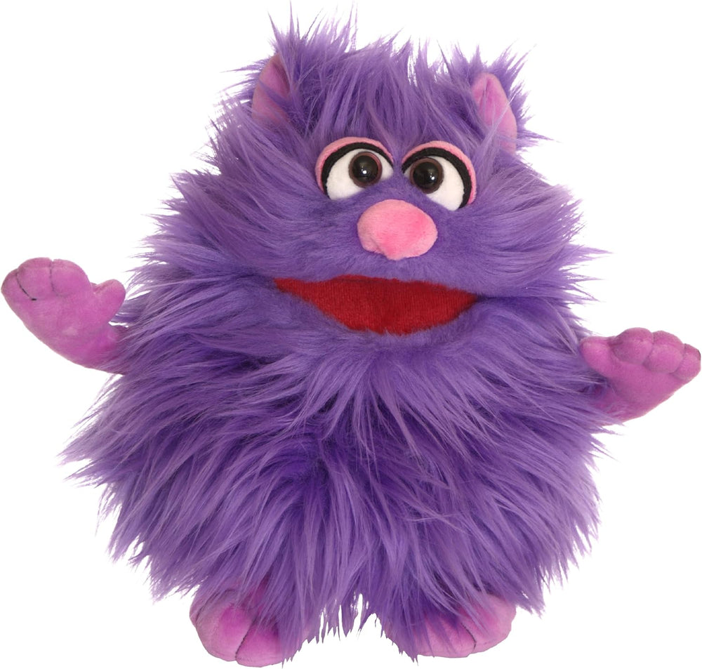 Mugs The 12-Inch Purple Friendly Monster, Plush Hand Puppet