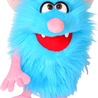 Living Puppets - Spike The 14-Inch Blue Friendly Monster, Plush Hand Puppet