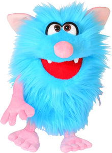 Living Puppets - Spike The 14-Inch Blue Friendly Monster, Plush Hand Puppet