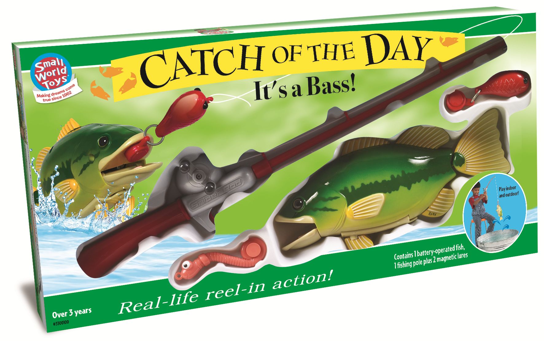 Small World Toys Catch of the Day Real Action Fishing Toy, Price/each Sale,  Reviews. - Opentip
