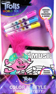 TROLLS COLOR N' STYLE PURSE ACTIVITY (SMALL)
