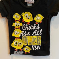 CHICKS ARE ALL OVER ME
