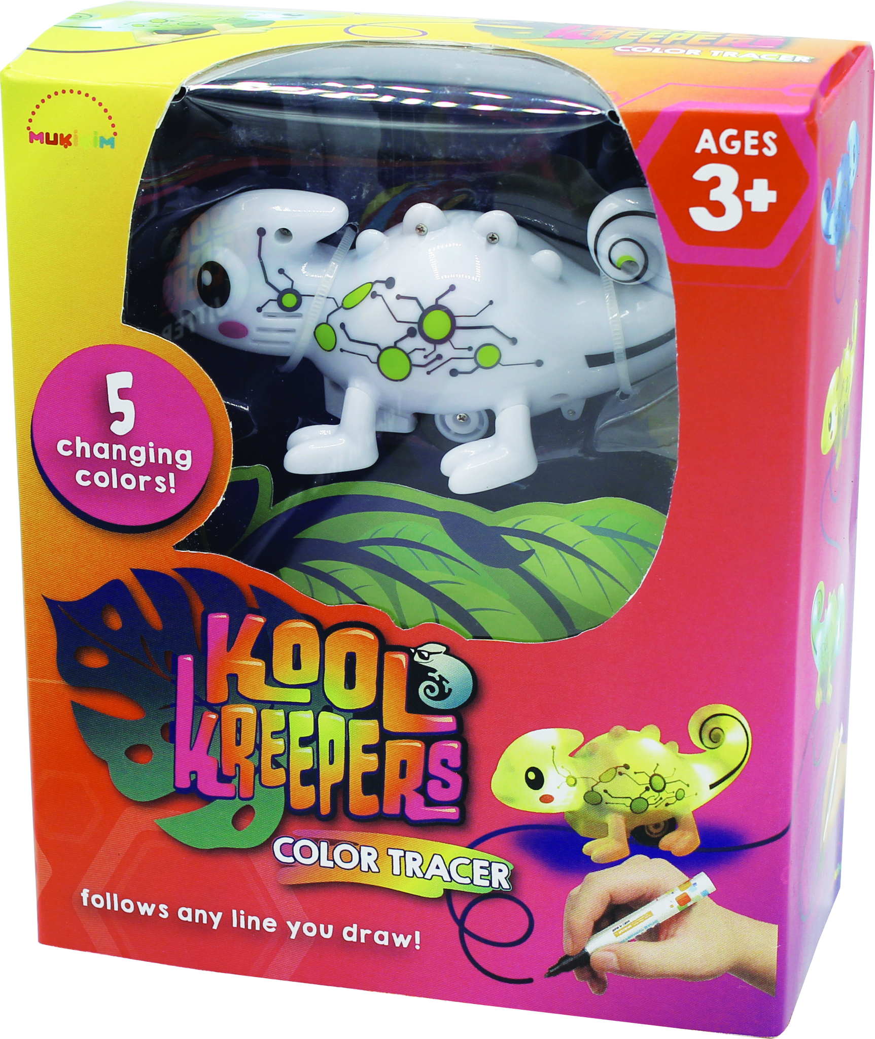 Color chameleon toy deals
