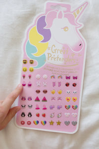 UNICORN STICKER EARRINGS