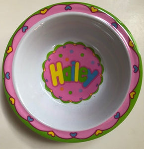 Hailey Personalized Bowl