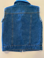 JEAN VEST - DARK BLUE
