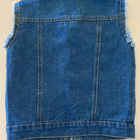 JEAN VEST - DARK BLUE