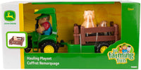 John Deere 1st Farming Fun Hauling Play Set with Tractor, Trailer, Farmer and Animals
