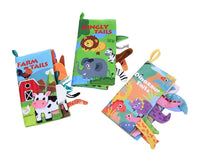 ANIMAL TAILS  CLOTH BOOK
