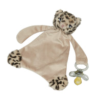 LACEY THE LEOPARD PACIFIER BLANKIE
