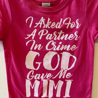 I ASK FOR A PARTNER IN CRIME AND GOD GAVE ME MIMI