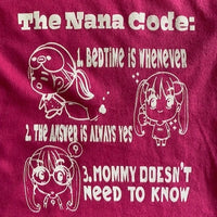 THE NANA CODE T-SHIRT
