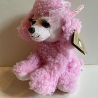 Pink Poodle with lashes