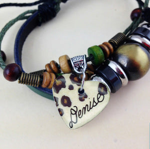 PERSONALIZED URBAN LEATHER BRACELET