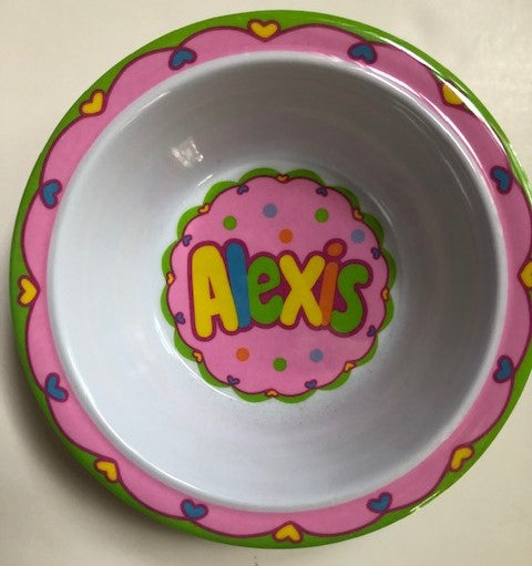 Alexis Personalized Bowl