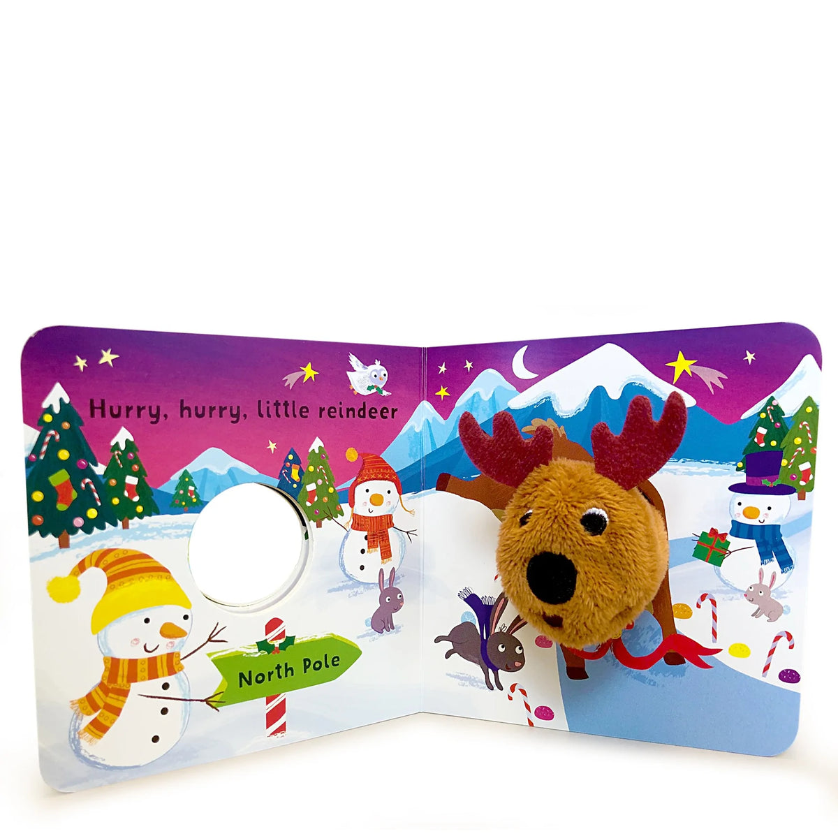 JINGLE JINGLE LITTLE REINDEER PUPPET BOOK | Imagination Unlimited