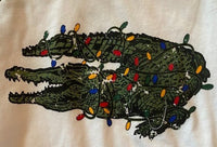 CROCODILE AND CHRISTMAS LIGHTS
