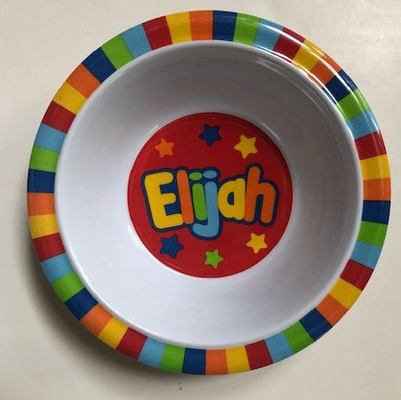 Elijah Personalized Bowl