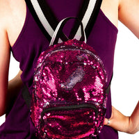 Pink/Silver Magic Sequin Mini Backpack