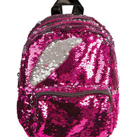 Pink/Silver Magic Sequin Mini Backpack
